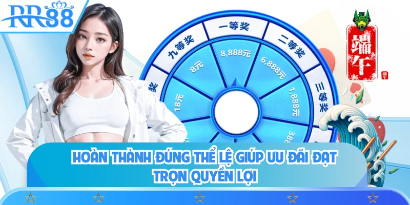 Hoàn thành đúng thể lệ giúp ưu đãi đạt trọn quyền lợi